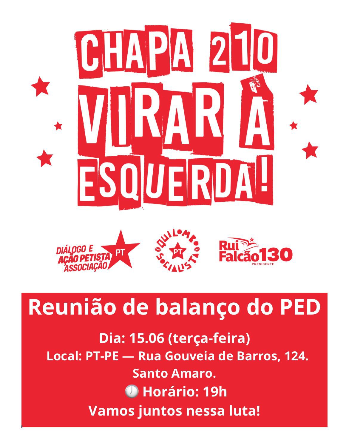 Recife/PE: Reunião de balanço do PED